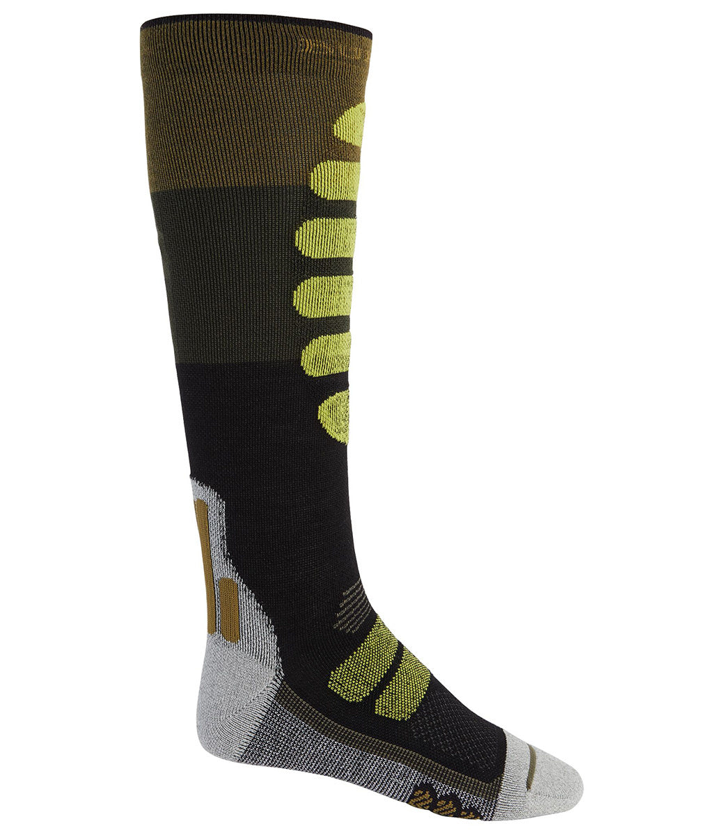 Performance Plus Martini Olive Lightweight Compression Snowboard Socks