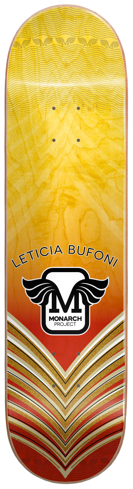 8.0" Leticia Bufoni Horus Gradient Leticia/Orange Skateboard Deck 2024