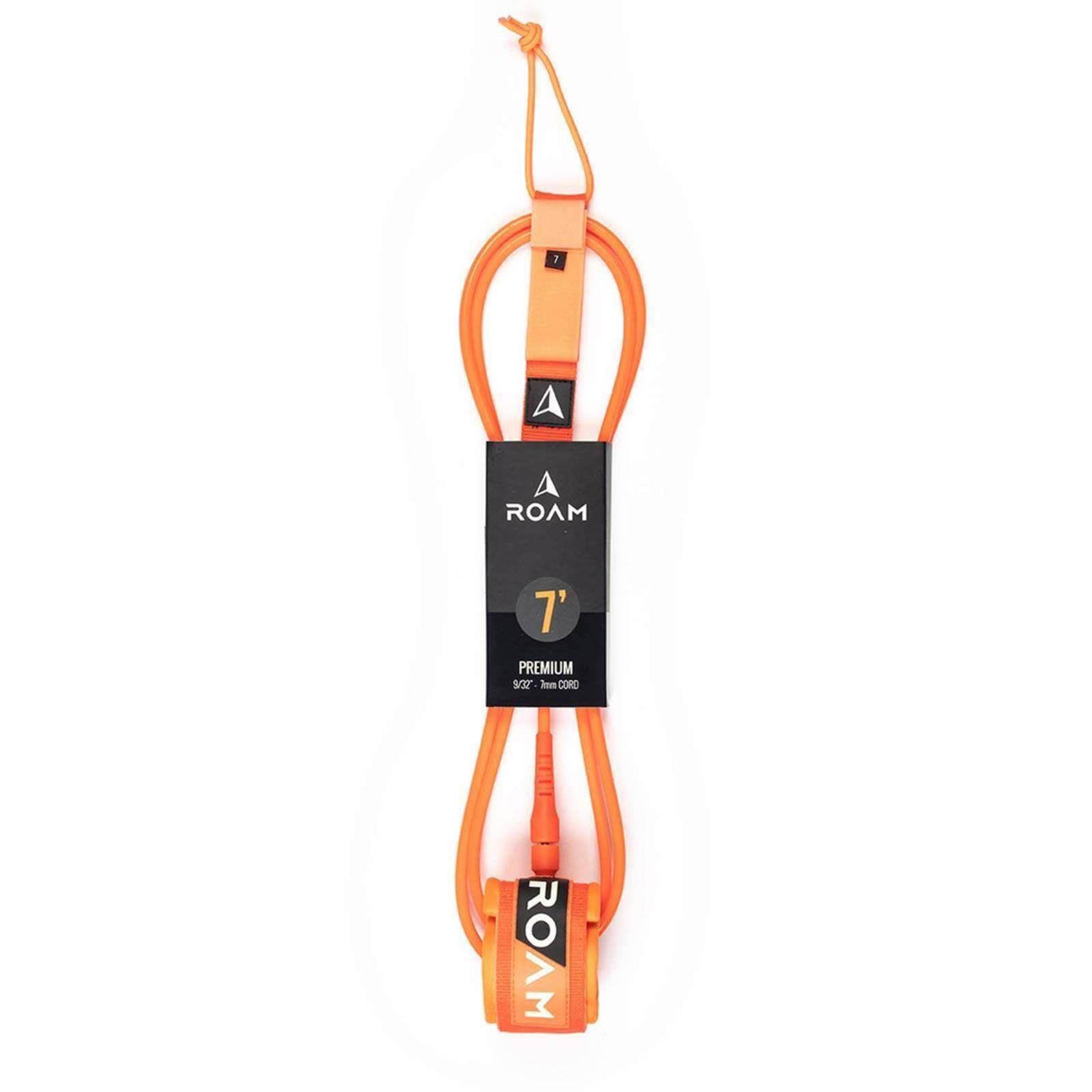 7′ Premium Orange Surfboard Leash (7mm)