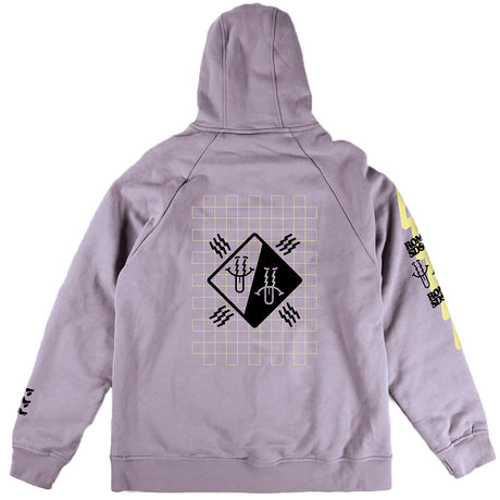 Riding Snowboard Hoodie Artifact Violet 2024