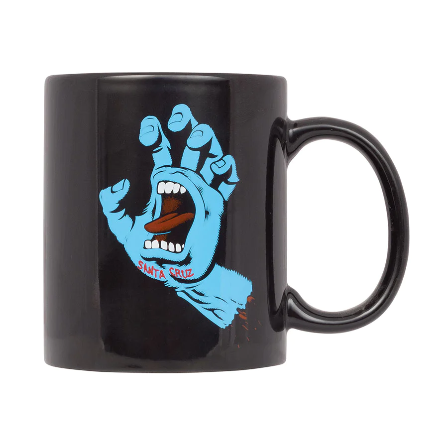 Screaming Hand Black Mug 2024