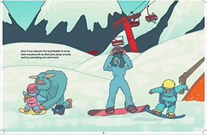 Learning to Snowboard- A Yeti Story Hard Cover Book (English)