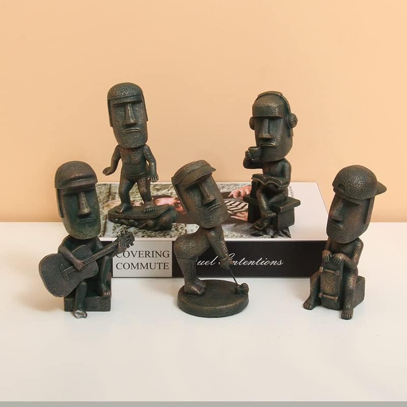 Skateboard Moai Statue (Eco-Resin)