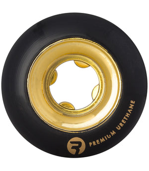 Chrome Core 53mm 99a Black/Gold Skateboard Wheels