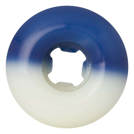 53mm 95a Hairballs 50 50 White Blue Skatewheels