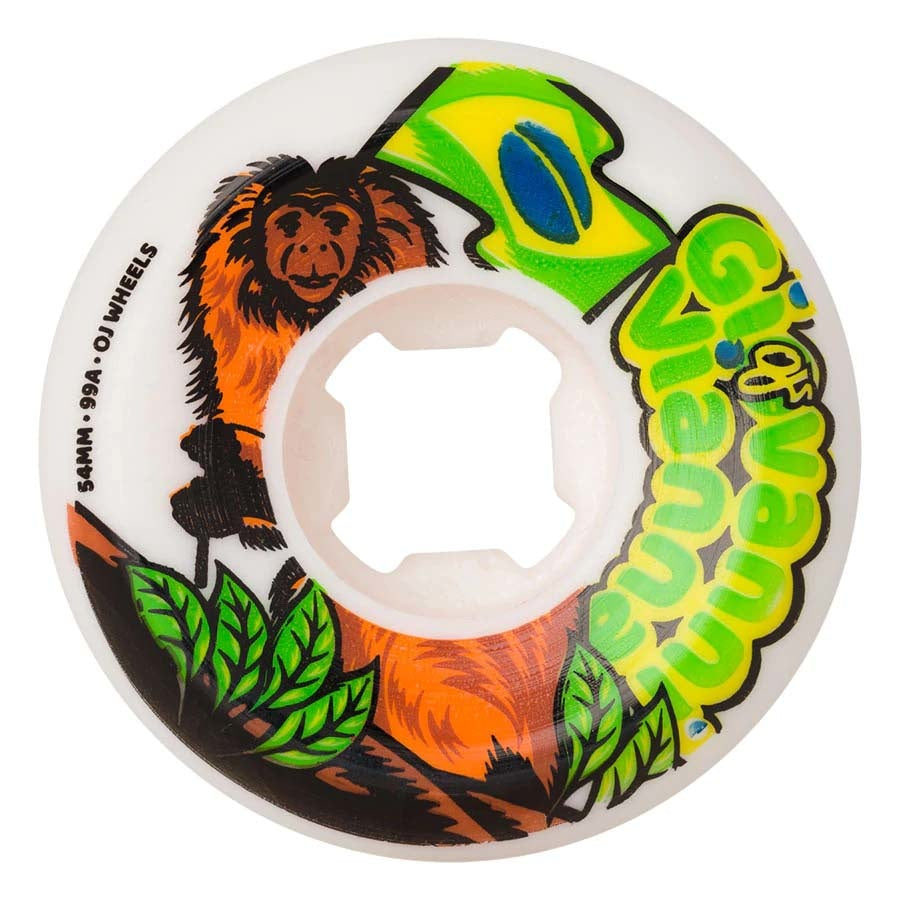 54mm 99a Giovanni Vianna TamTam Hardline White Green Wheels