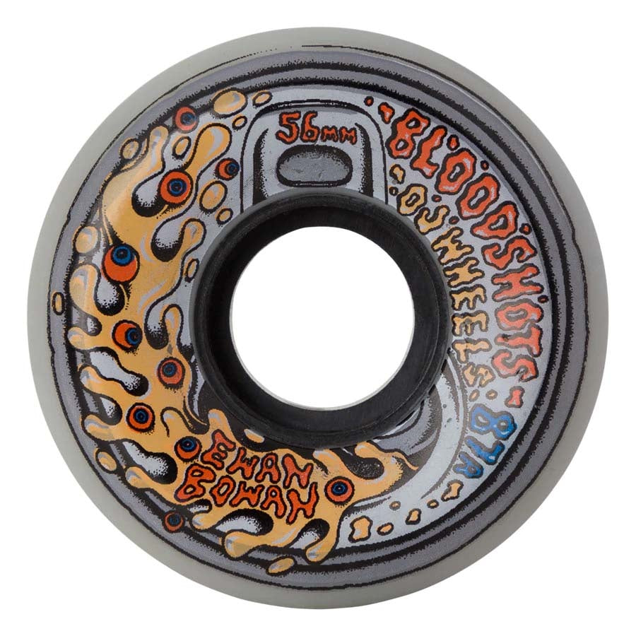 56mm 87A Bowman Bloodshots Keyframe Skateboard Wheels