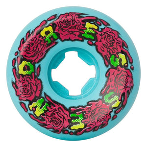 56mm 97A Dressen Vomit Mini Turquoise Skateboard Wheels