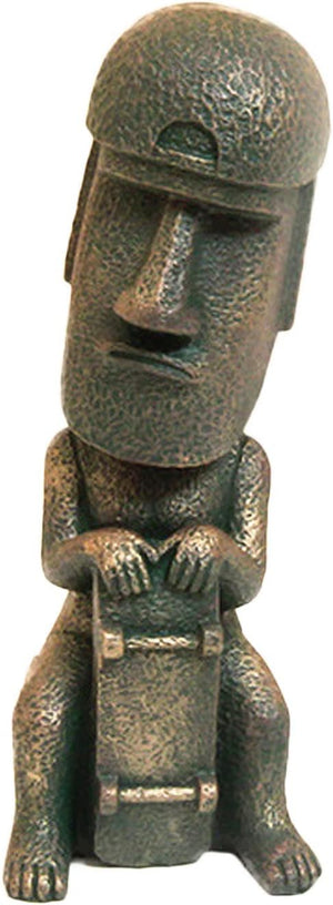 Skateboard Moai Statue (Eco-Resin)