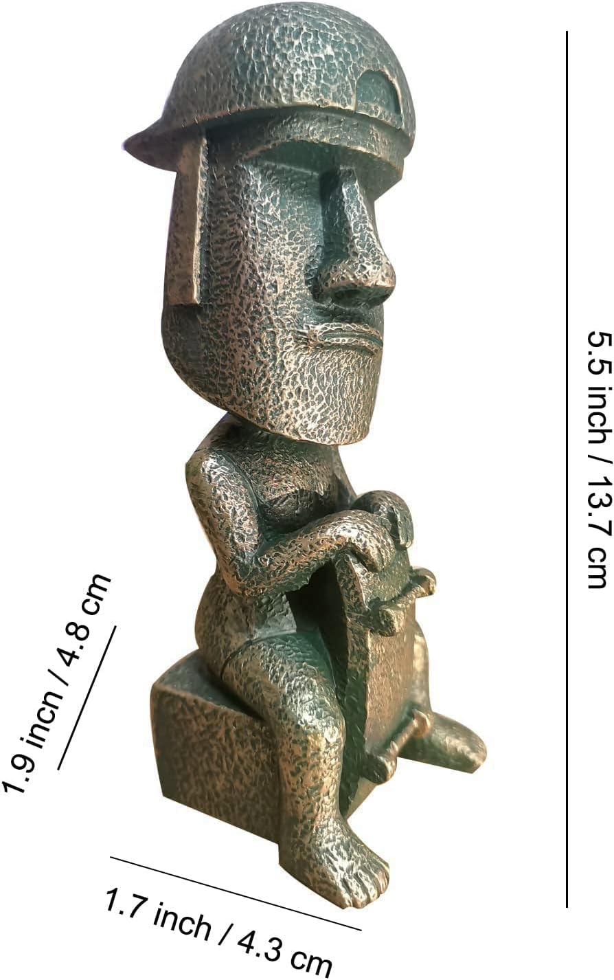 Skateboard Moai Statue (Eco-Resin)