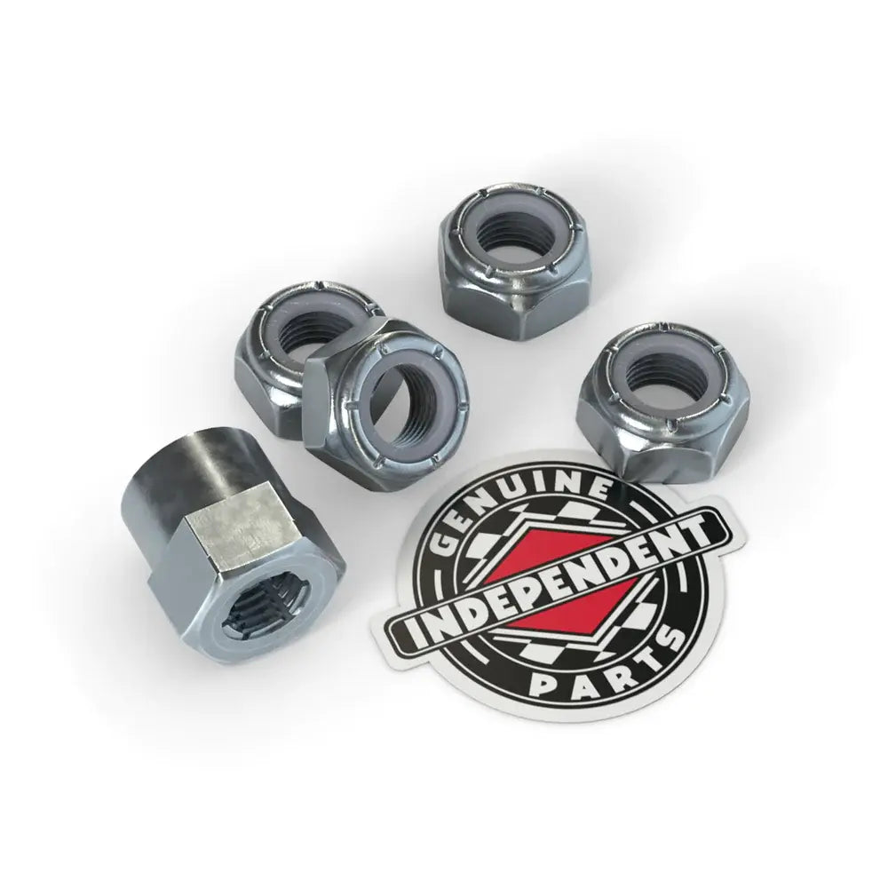 Axle Rethreader Skateboard Trucks Tool+ 4 Axle Nuts Silver 2024