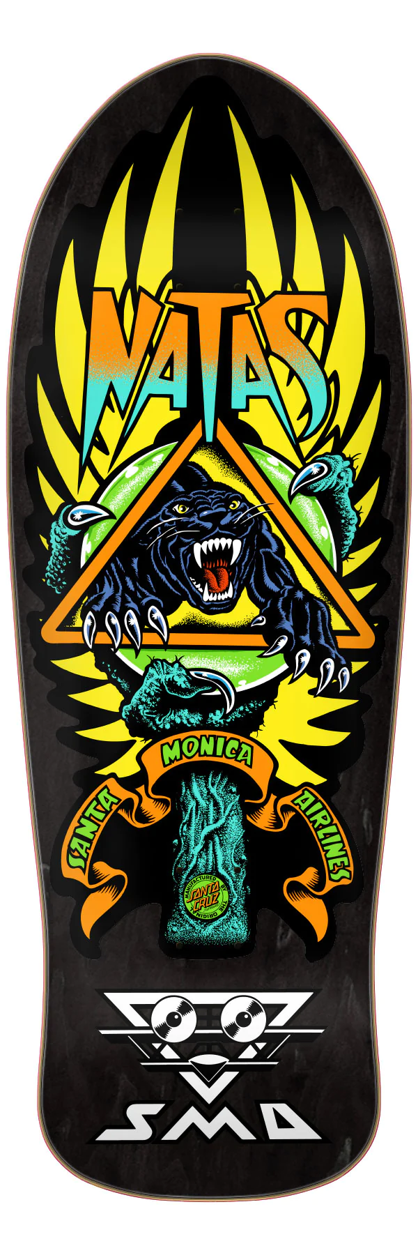 10.538" Natas Panther Lenticular Black Reissue Skateboard Deck 2024