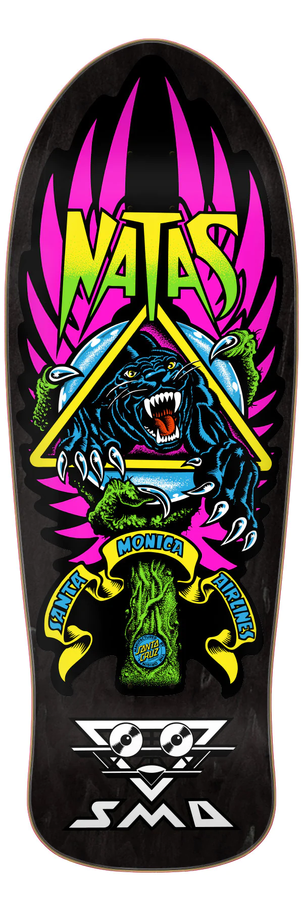 10.538" Natas Panther Lenticular Black Reissue Skateboard Deck 2024