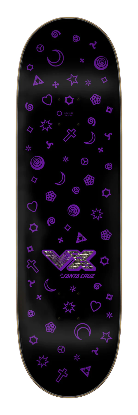 8.80" Salba Resurrection Purple VX Skateboard Deck 2024