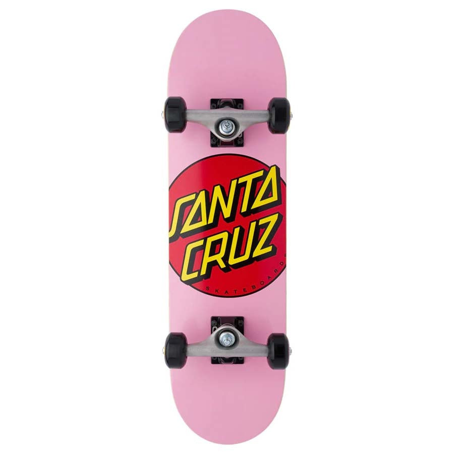 7.5" Classic Dot Micro Pink Skateboard Complete