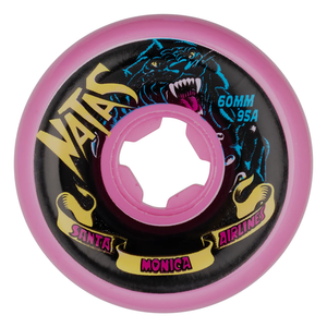 60mm 95A Natas Kaupas Panther Vomits Pink Skateboard Wheels 2024