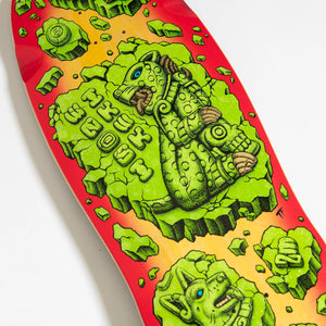 10.35" x 30.54" Winkowski Jaguar Shaped Skateboard Deck