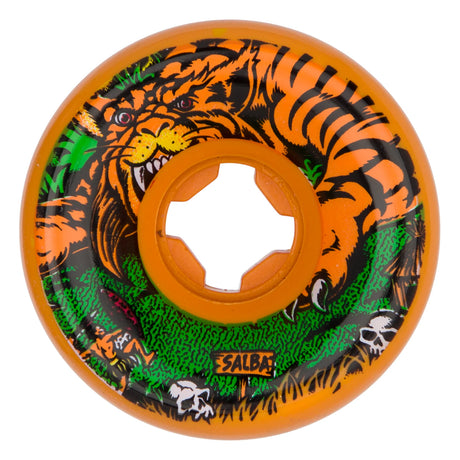 Salba Tiger Vomits Orange Skateboard Wheels