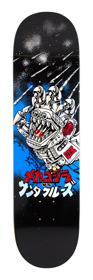 X Godzilla Mecha Hand Skateboard Deck