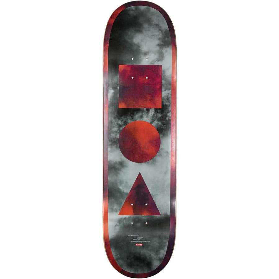 8.375" G1 Stack Black Candy Clouds Skateboard Deck