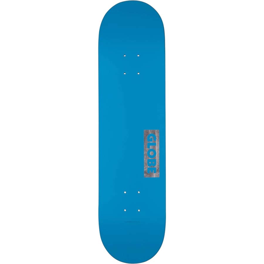 8.375" Goodstock Neon Blue Skateboard Deck