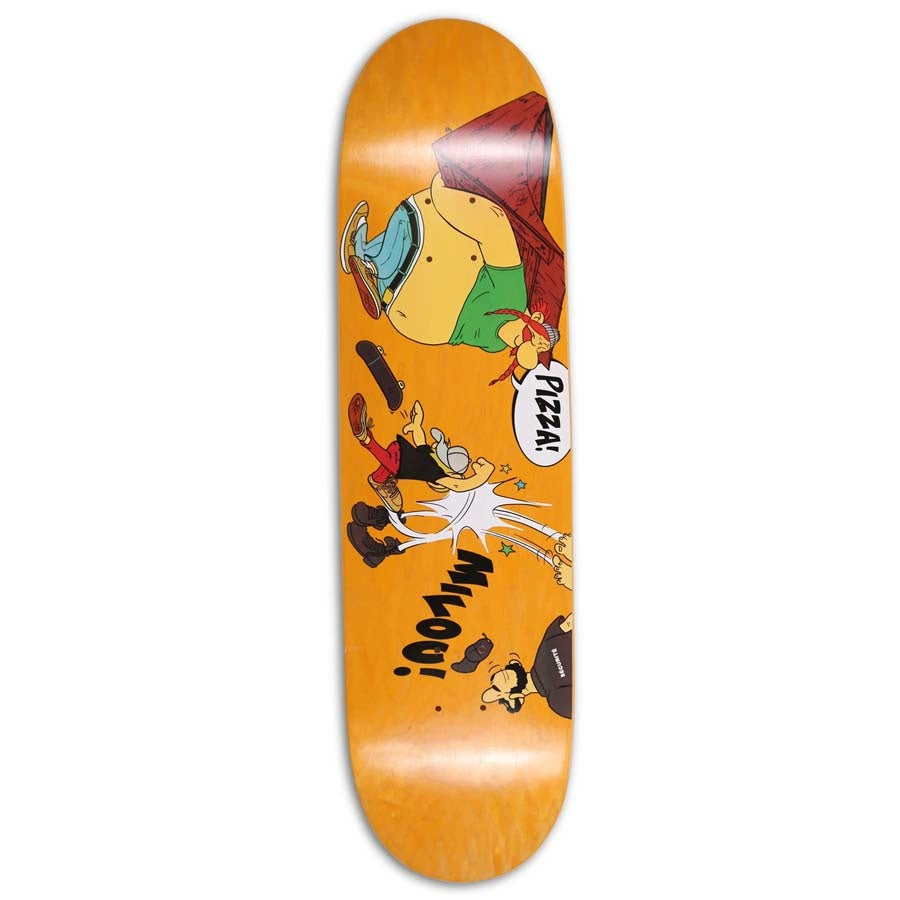 8.375 Milou The Gaul Various Stains Skateboard Deck