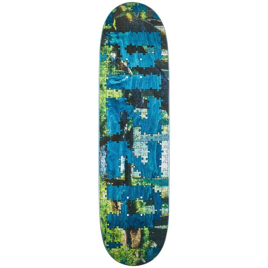 8.375" Puzzler Skateboard Deck Blue