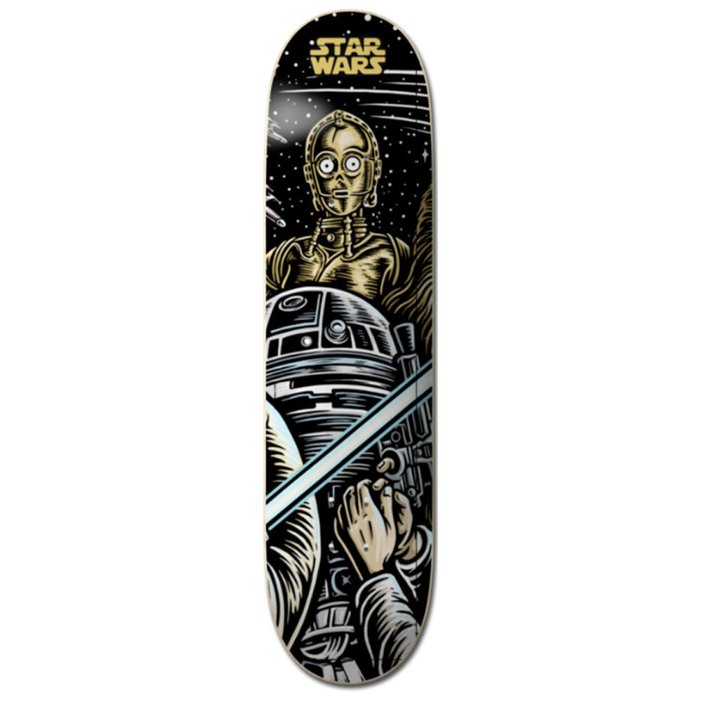 8.38" Star Wars Rebel Droids Skateboard Deck