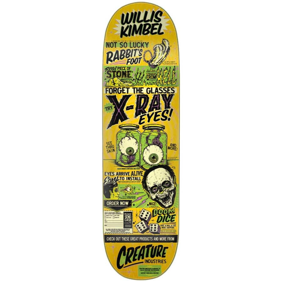 Kimbel X-Ray Eyes Skateboard Deck