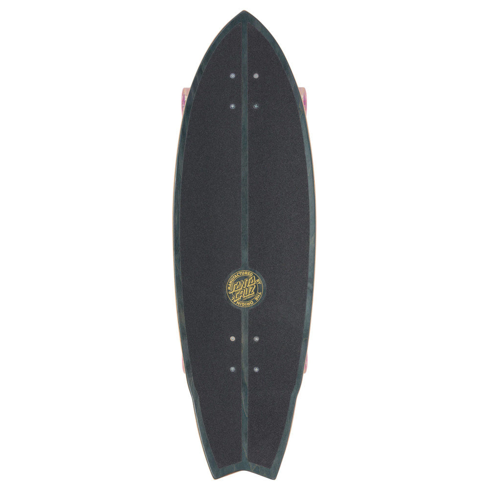 9.85" Glow Dot Shark Carver Surfskate Complete 2023