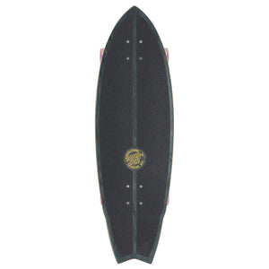 9.85" Glow Dot Shark Carver Surfskate Complete 2023