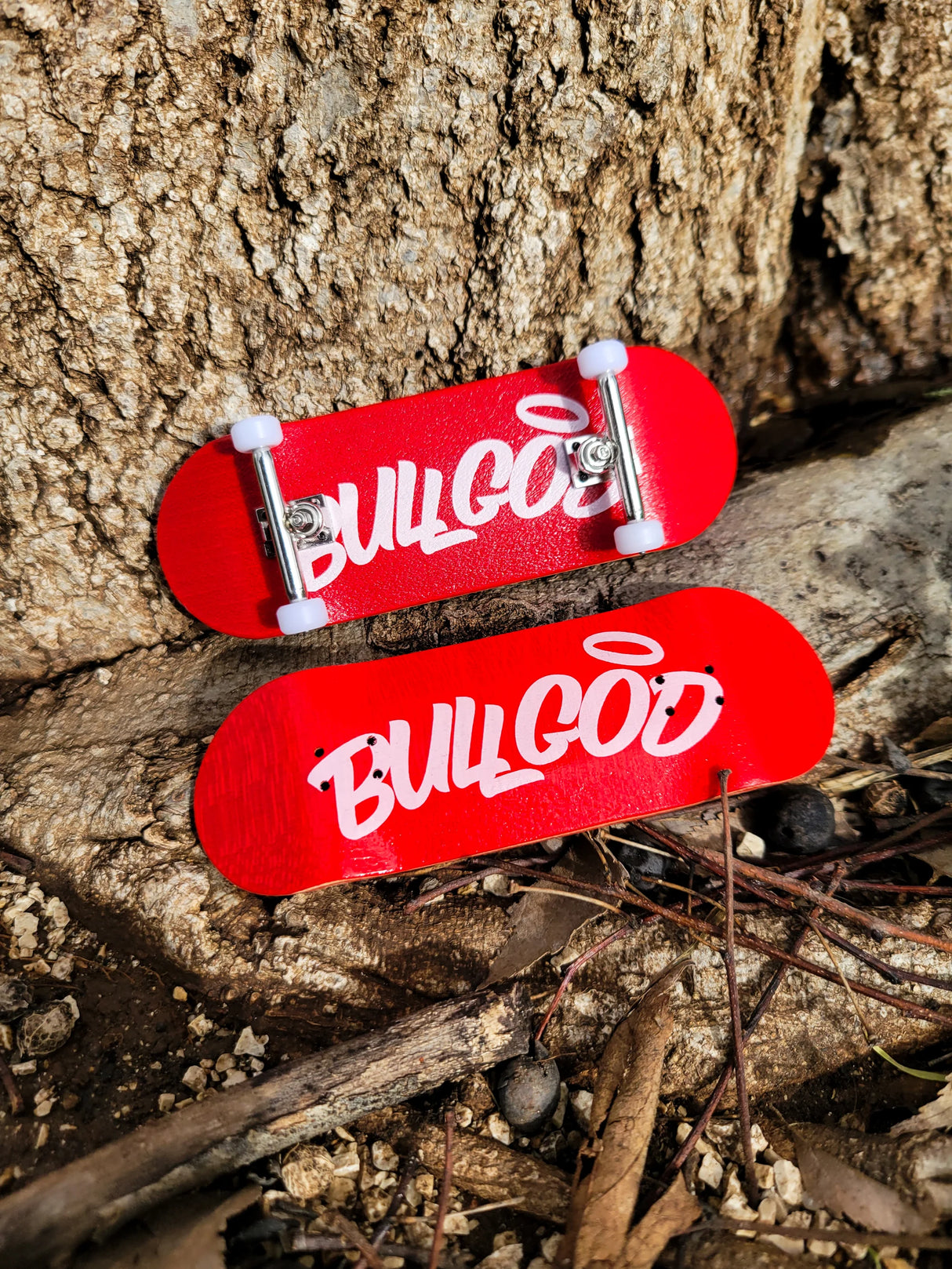 34mm OG Logo Red Wood Premium Fingerboard Complete