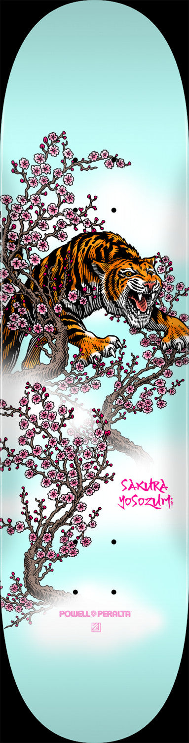 8.25" Yosozumi Tiger Skateboard Deck