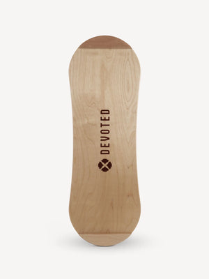 Wood Balance Board Surf Trainer + Roller Pack