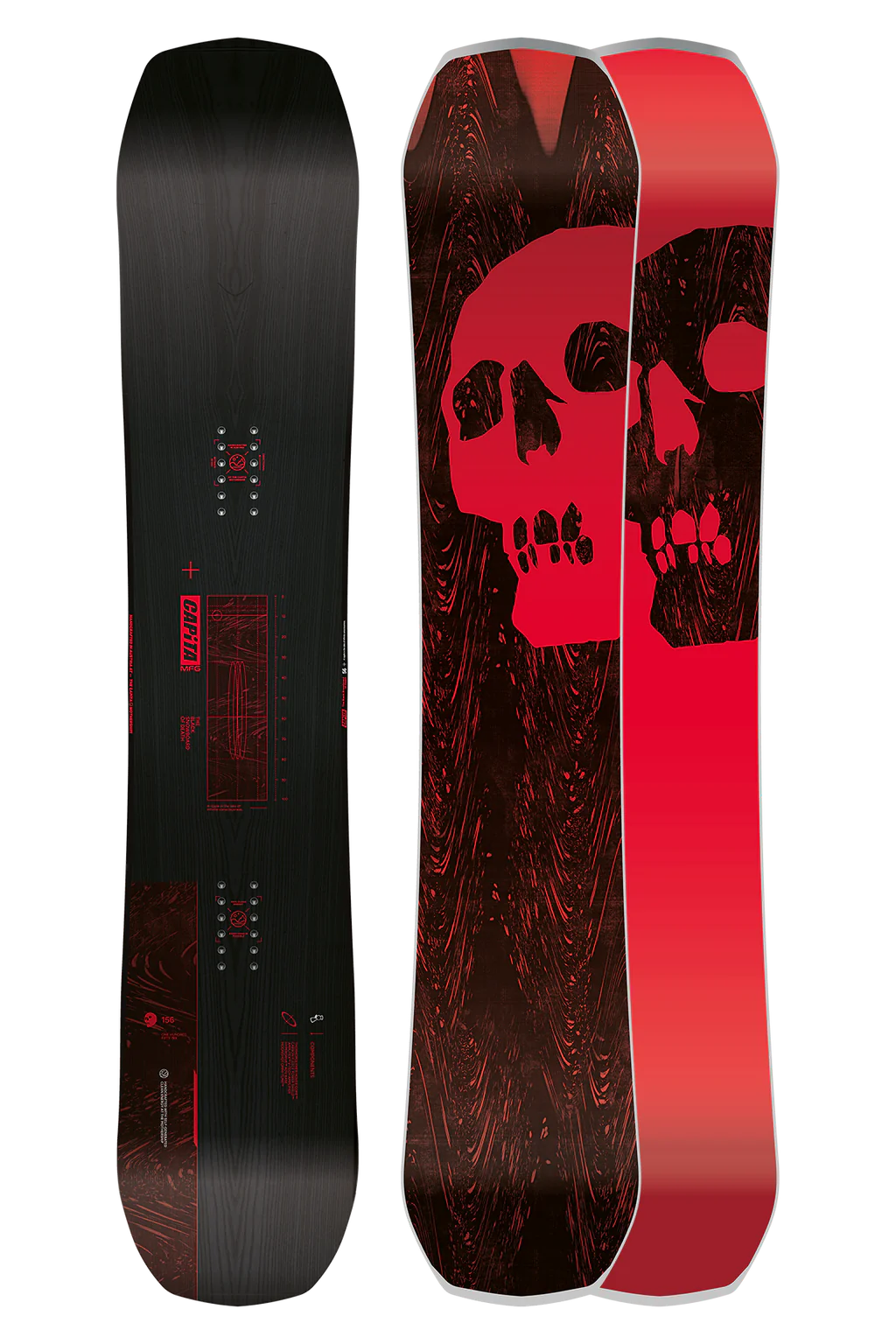 The Black Snowboard of Death Snowboard 2025