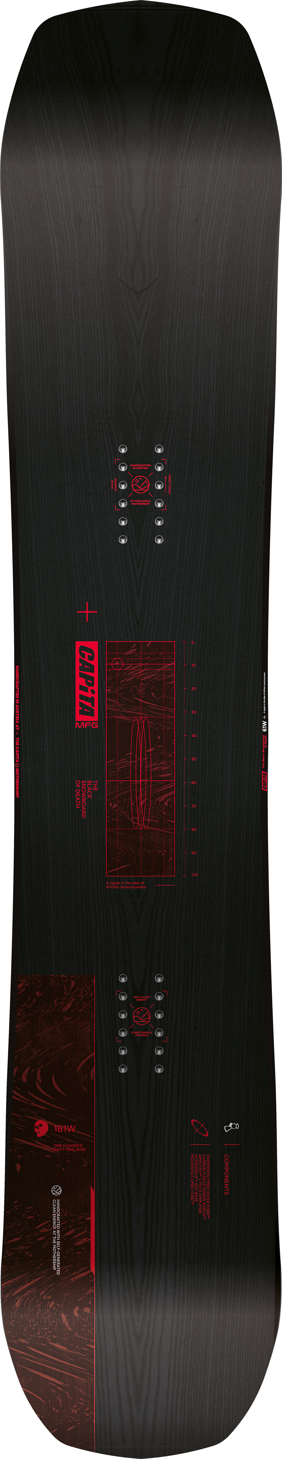 The Black Snowboard of Death Snowboard 2025