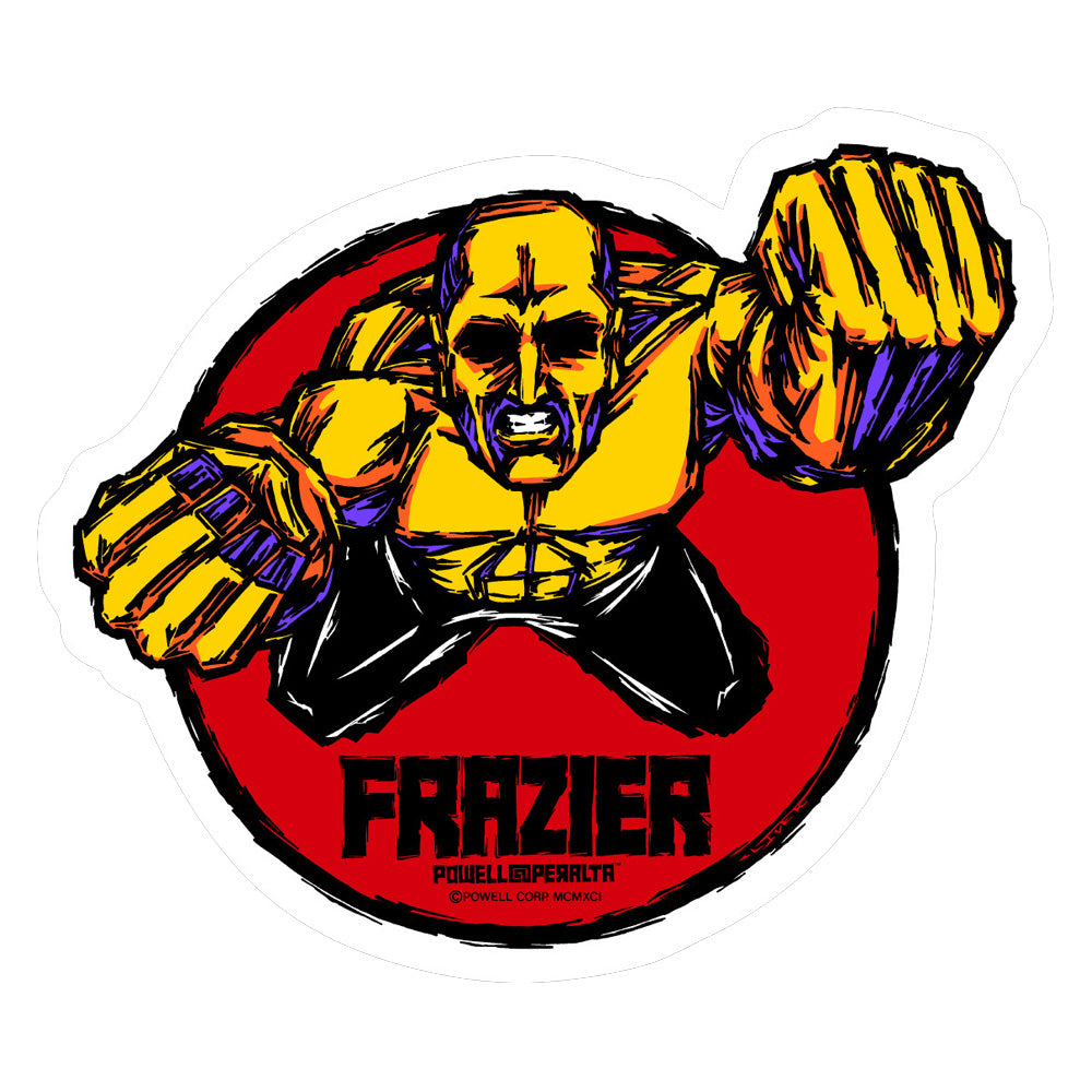 Mike Frazier Yellow Man Skateboard Sticker