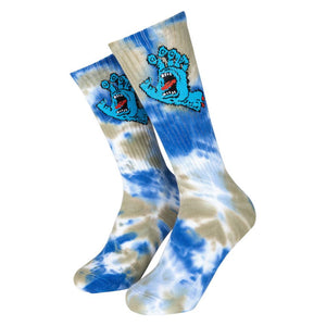 Screaming Hand Tie Dye Socks