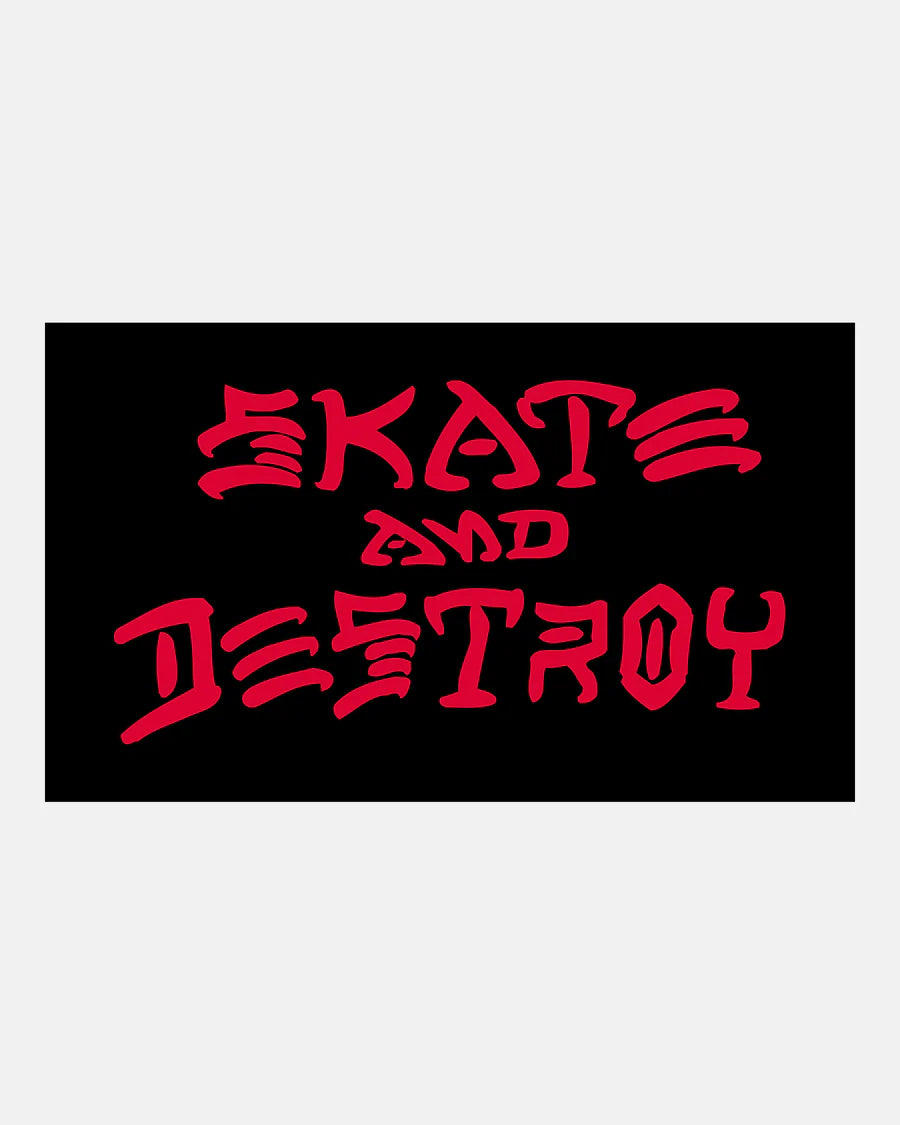 Skate and Destroy Skate Sticker (medium)