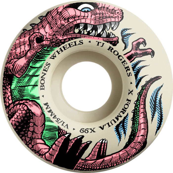 X-Formula TJ Rogers Dino-Sortas Skateboard Wheels