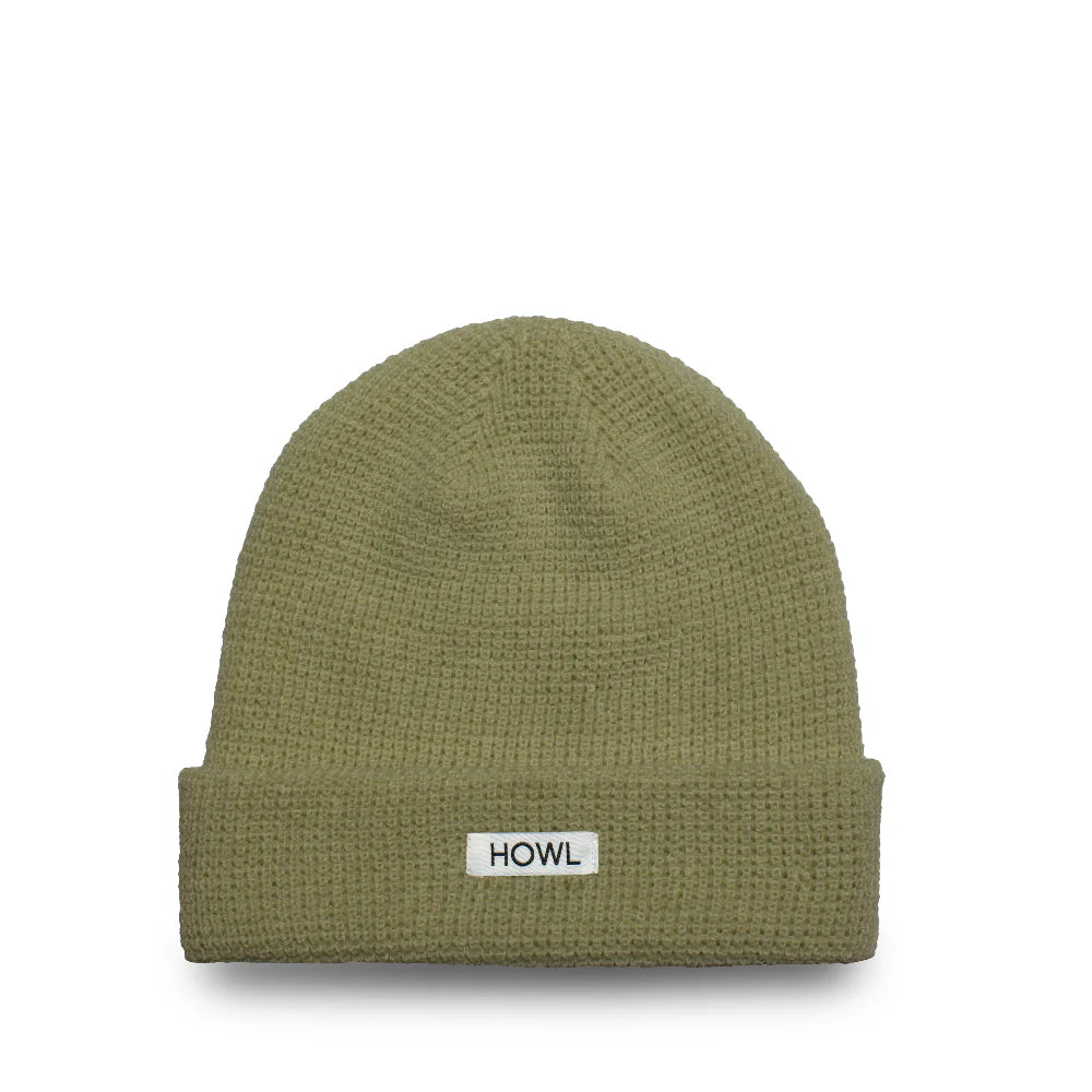 Waffle Khaki Beanie