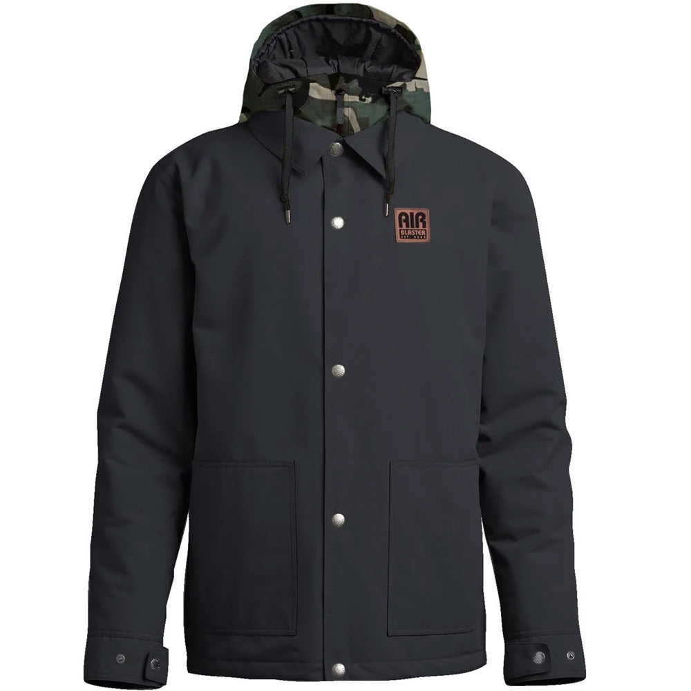 Work Jacket  Black Snowboard Jacket 2023