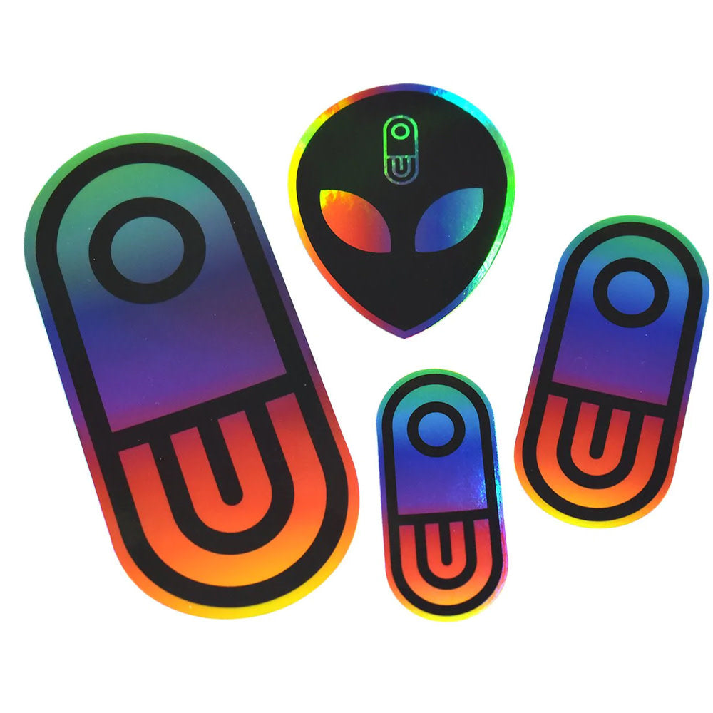 Holographic Snowboard Sticker Pack 2023