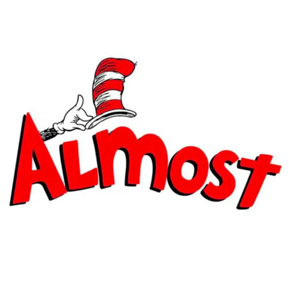 Almost Hat Skateboard Sticker 2024