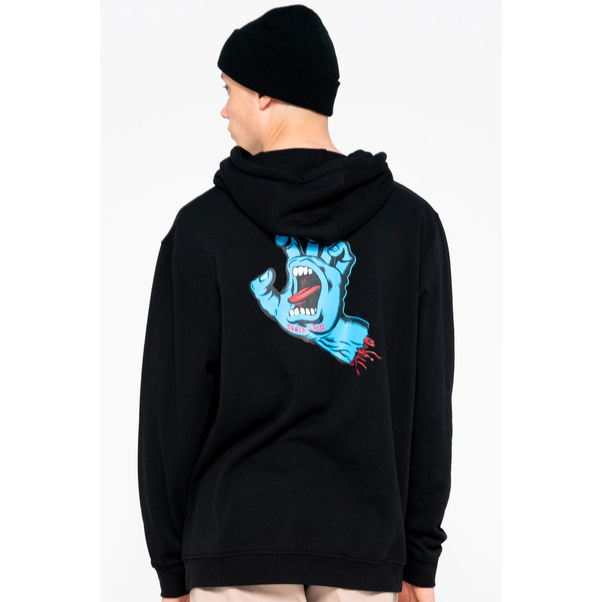 Screaming Hand Chest Hoodie