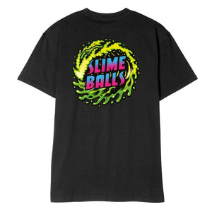 Slime Wave Black Skate T-Shirt 2023