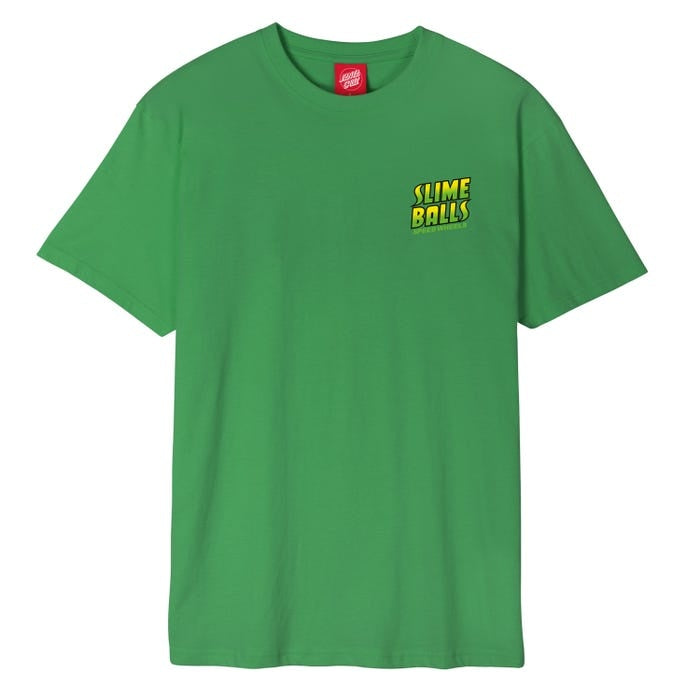 Slime Wave Leaf Green Skate T-Shirt 2023