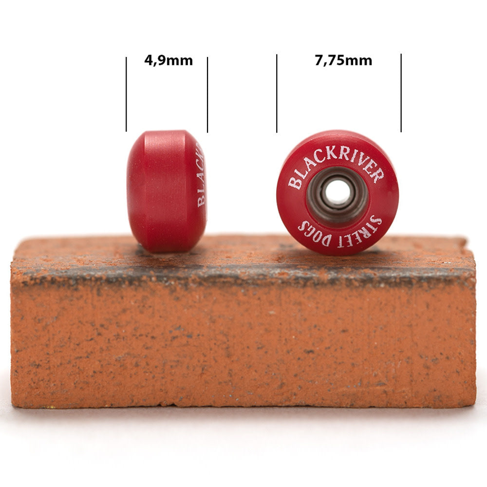 Street Dogs Red Fingerboard Wheels