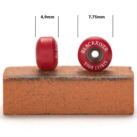 Street Dogs Red Fingerboard Wheels