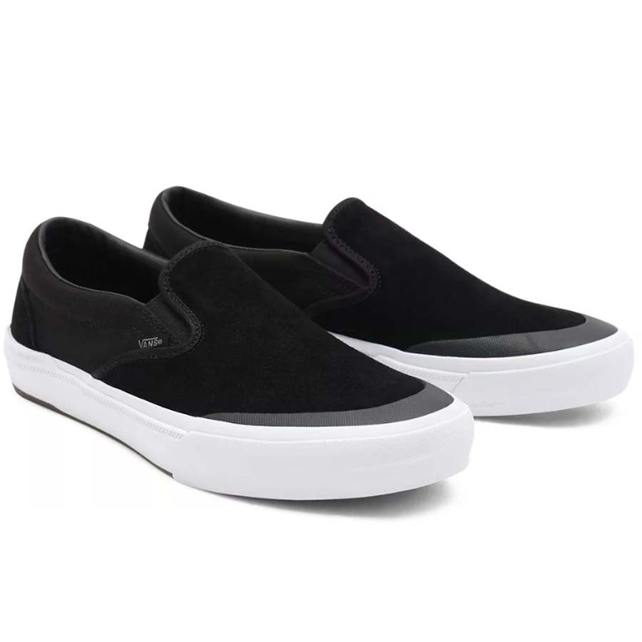 BMX Slip On Black Gray White Shoe